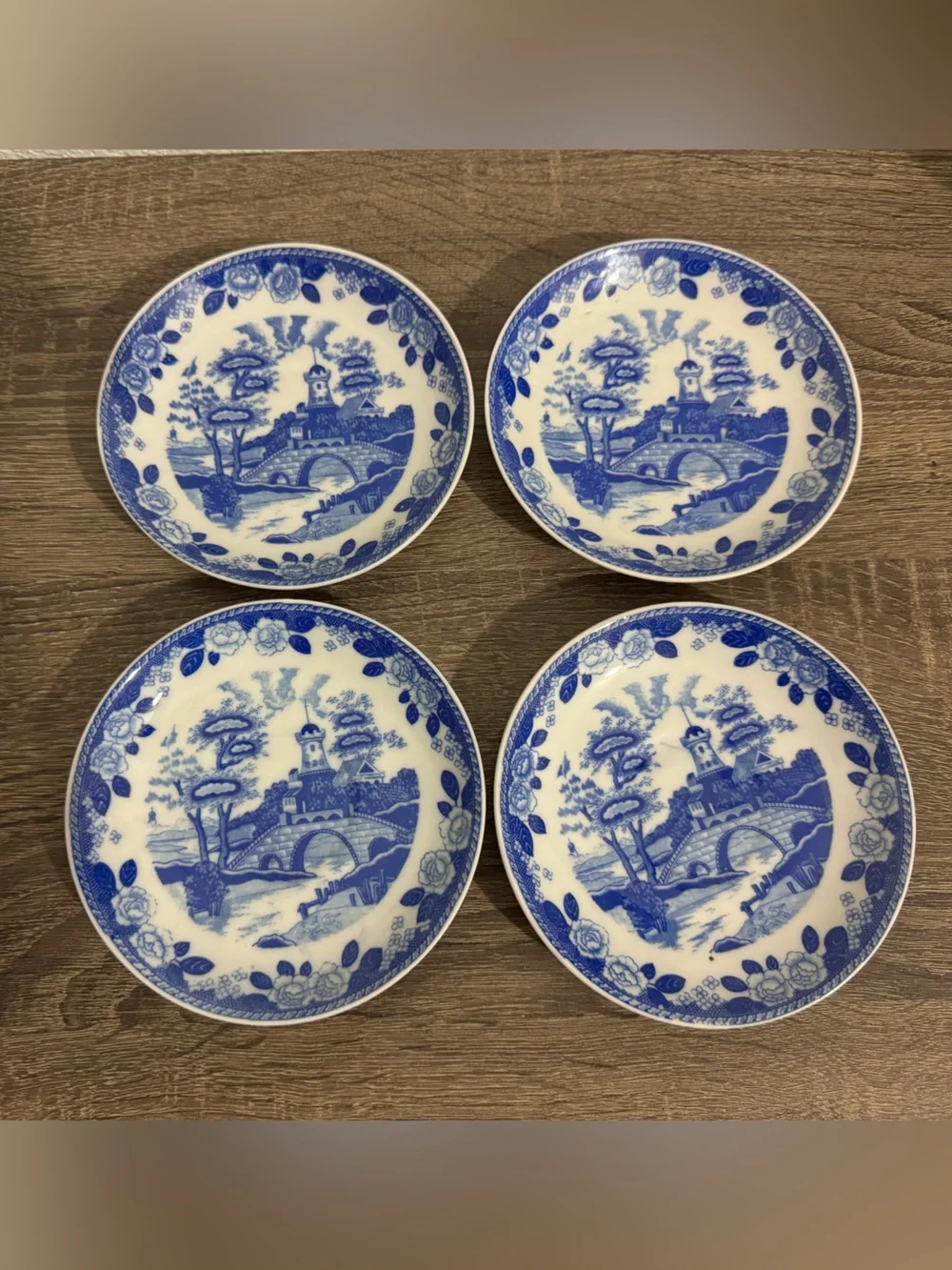 Vintage Maruta China Porcelain Plates - Set of 4